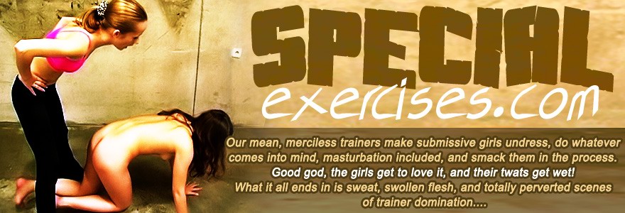 lesbian domination, lesbian bdsm, nude sports, nude workout, nude gymnasticst
